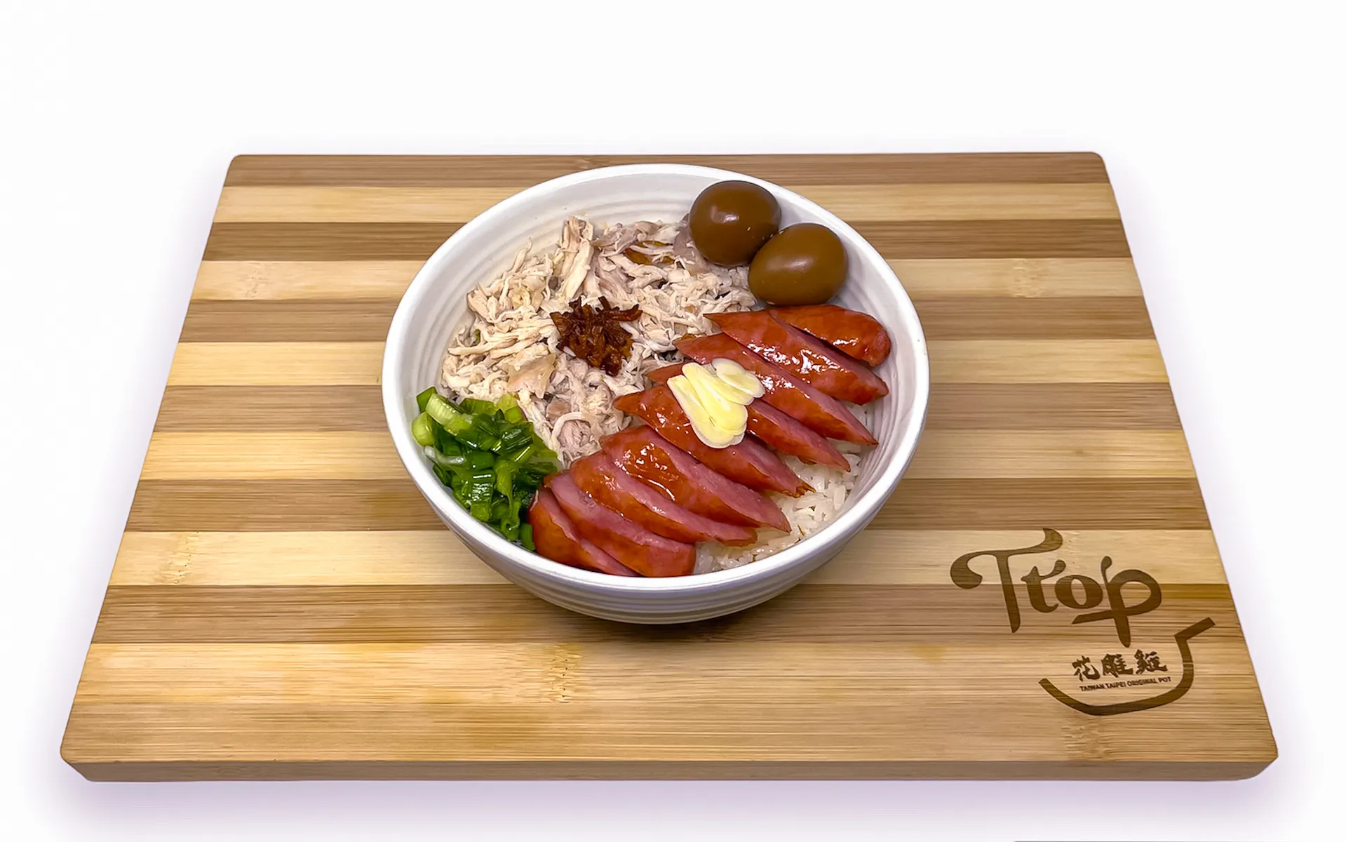 Sausage Chicken Rice at TTOP Chicken
