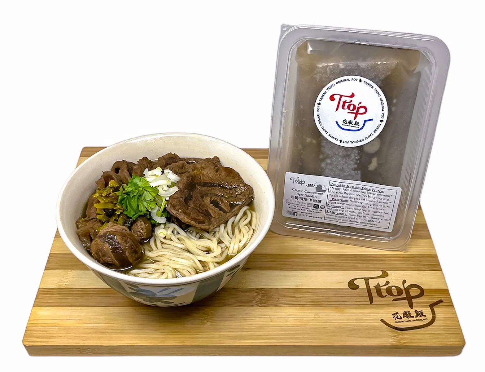 Frozen Classic Consommé Beef Noodle at TTOP Chicken