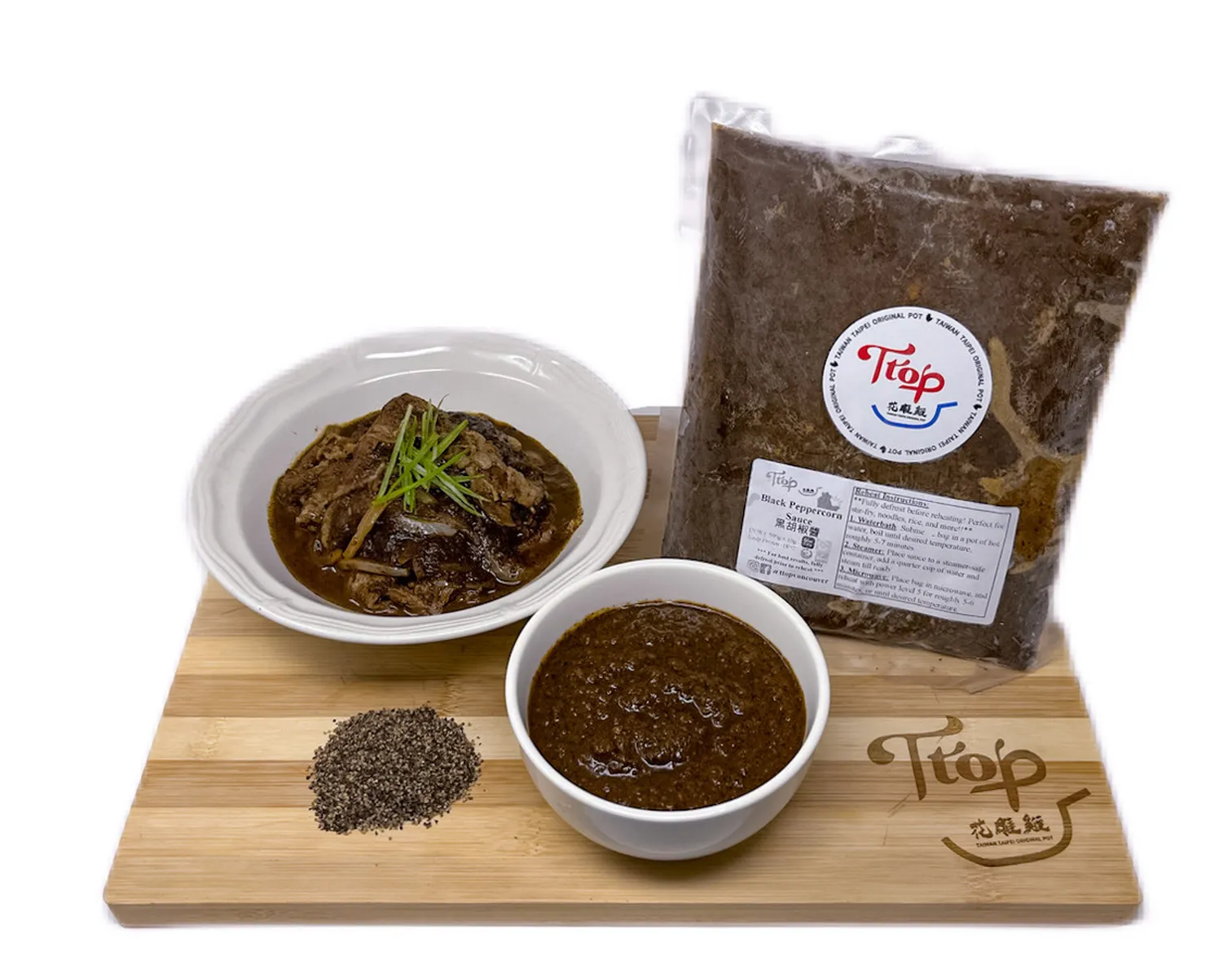 Frozen Black Peppercorn Sauce at TTOP Chicken